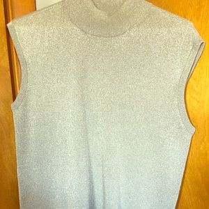 Coldwater Creek sleeveless glittery shirt